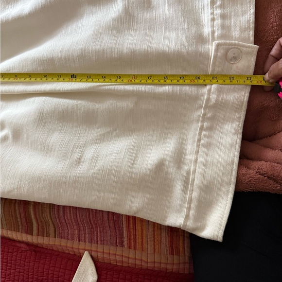 MaxMara Ivory Textured Garment - Picture 2 of 12